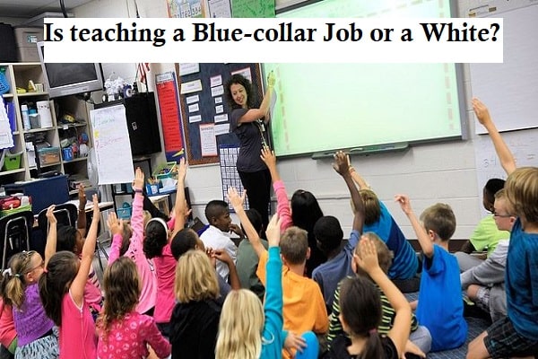 is teaching a blue collar job?