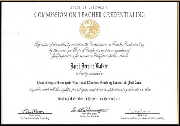 how to get a teaching credential in California?