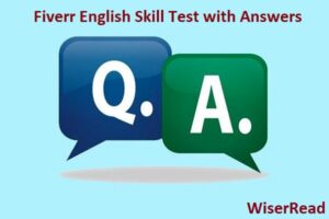 Top 20 Common Fiverr English Skill Test Questions with Answers