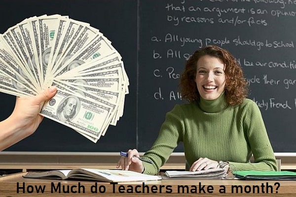 how much do teachers make a month in new york?