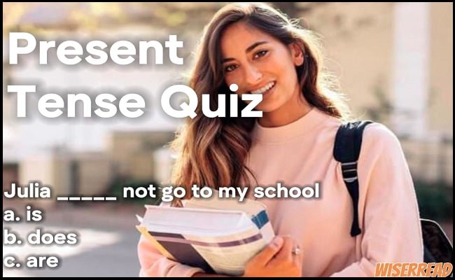 Present simple tense quiz