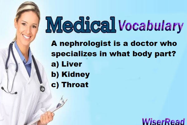 Medical Vocabulary Quiz