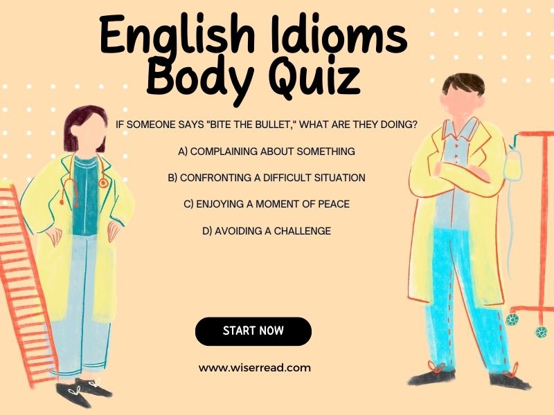 English Idioms Quiz body 1