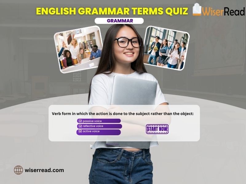 Grammar Terms Quiz