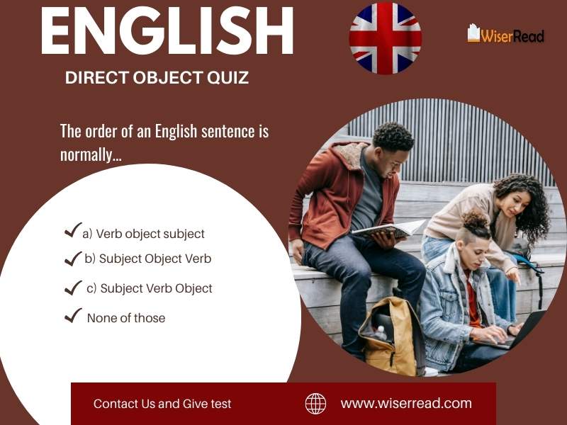 Direct Object Quiz