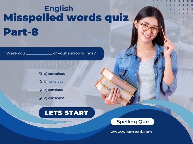 English Misspelled Words Quiz Part-8