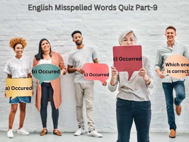 English Misspelled Words Quiz Part-9