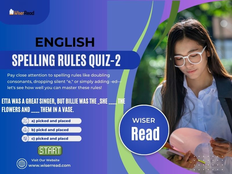 English Spelling Rules quiz-2