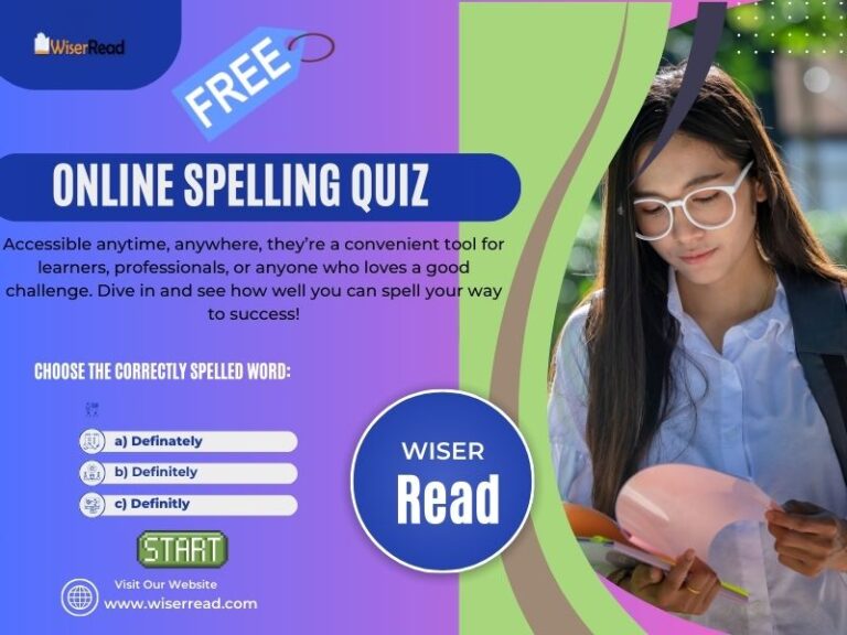 Free Online Spelling Quiz With Answers