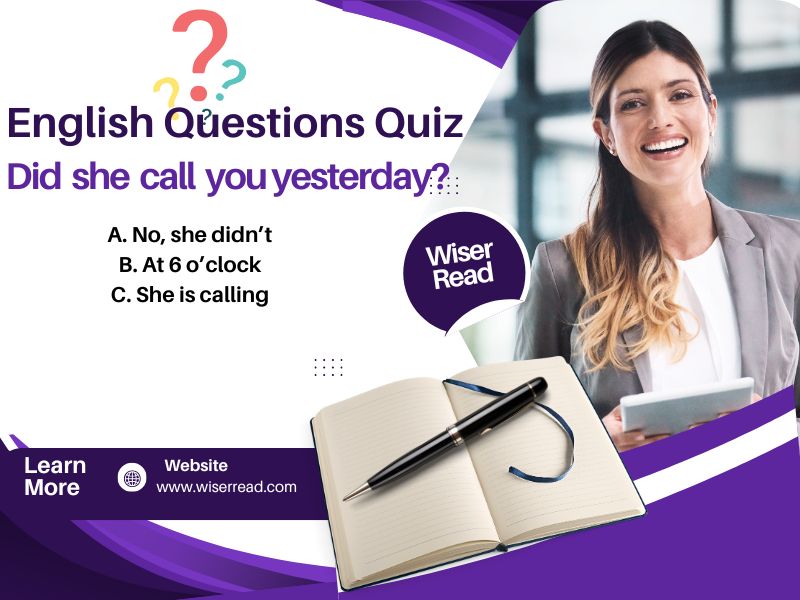 English Questions Quiz