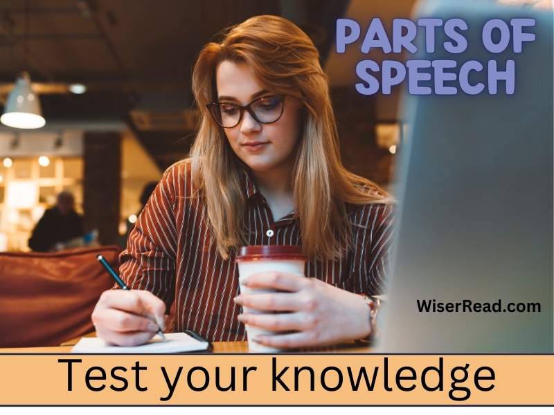 What is a Part of Speech Quiz