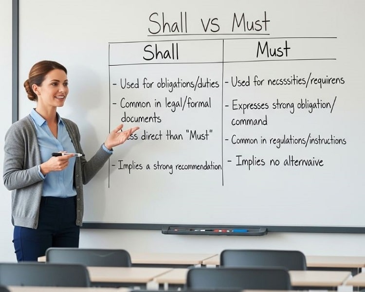 Shall VS Must