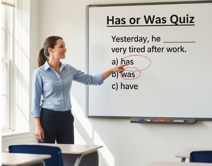 Has or Was quiz