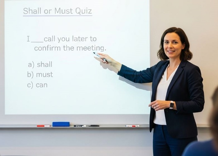 Shall or Must Quiz
