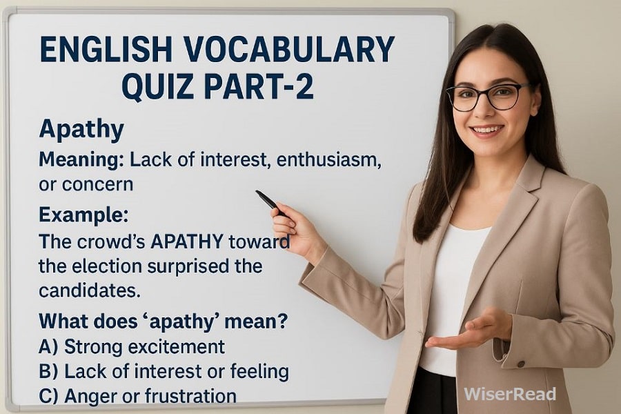 English Vocabulary Quiz Part-2