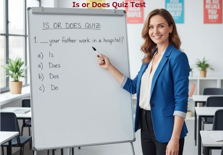 Is or Does quiz