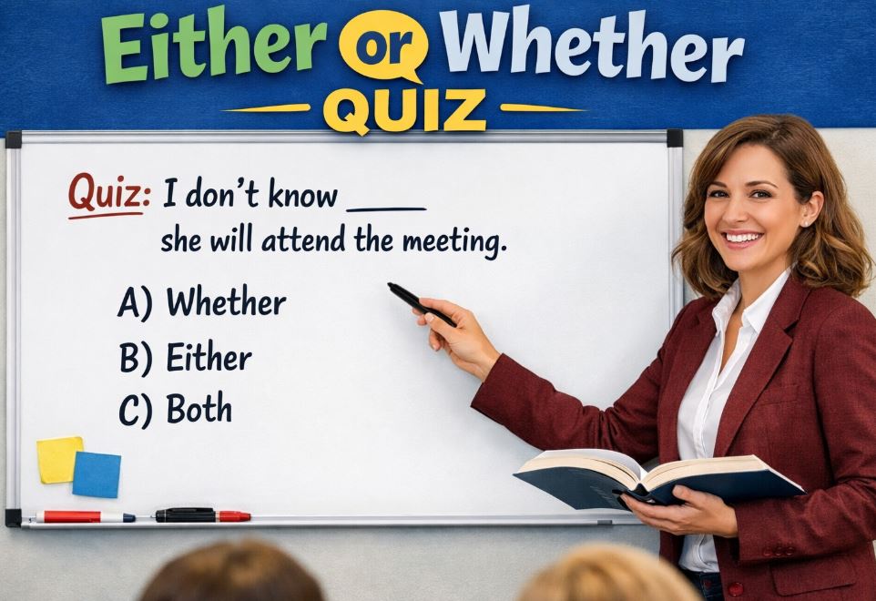 Either or Whether Quiz
