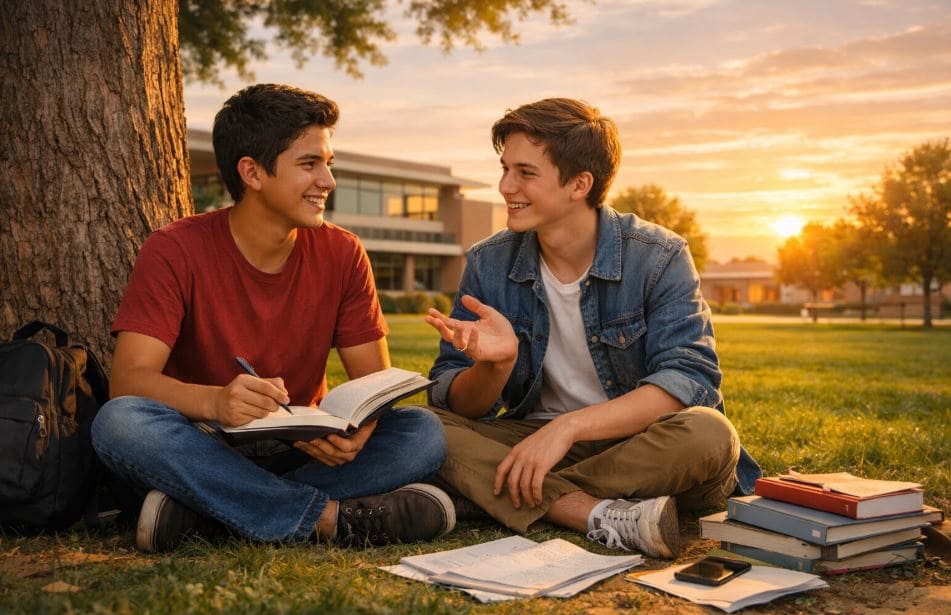 Conversation Between Two Friends About Education