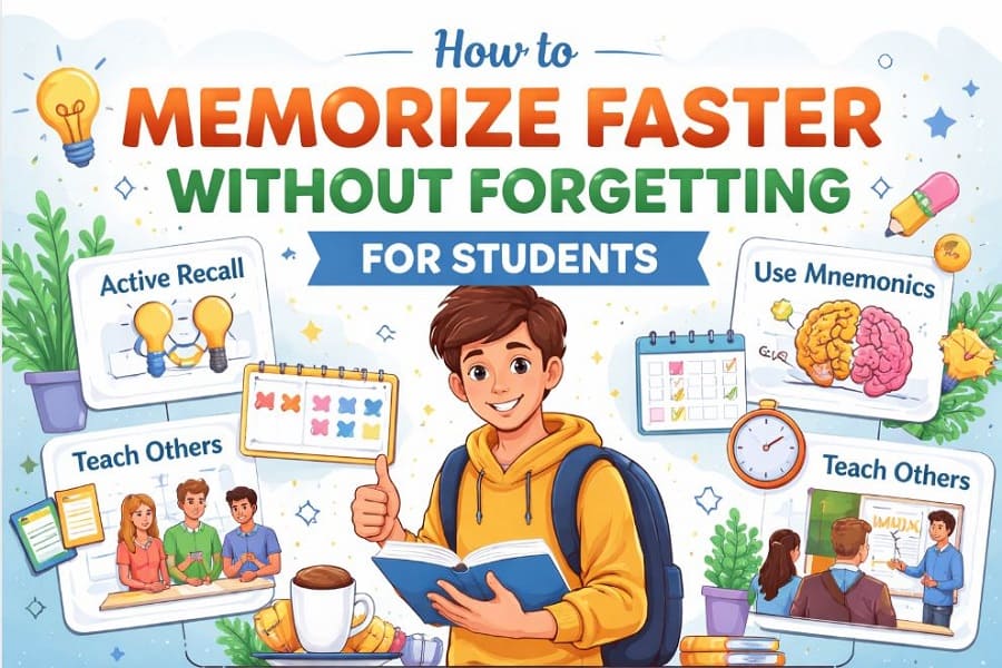 How to Momorize Faster Without Forgetting for Students?