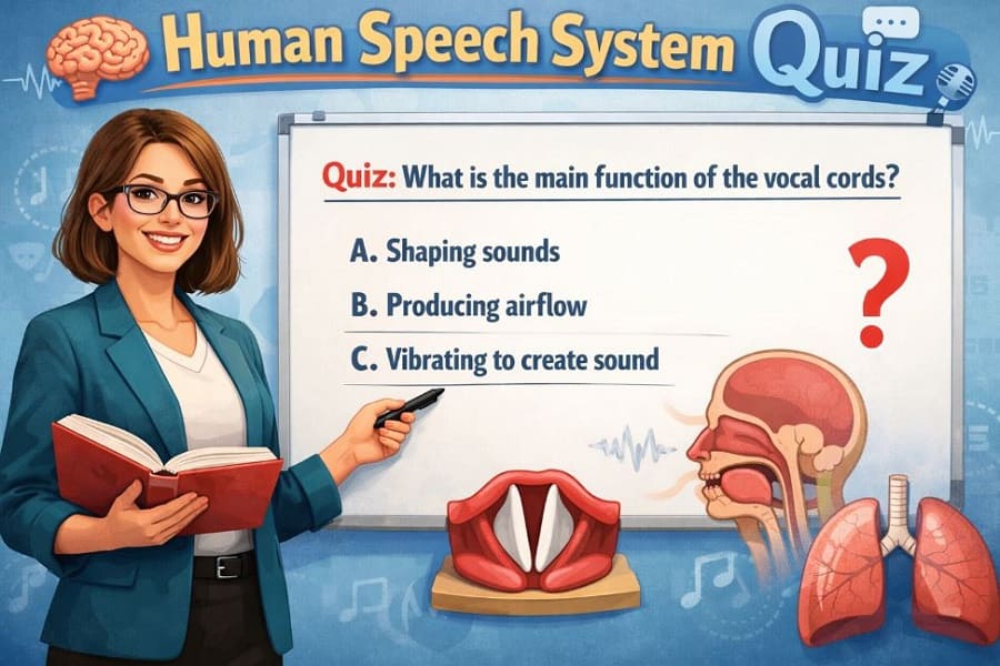 Human Speech System Quiz