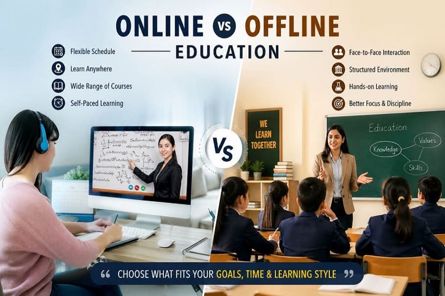 Online VS Offline education