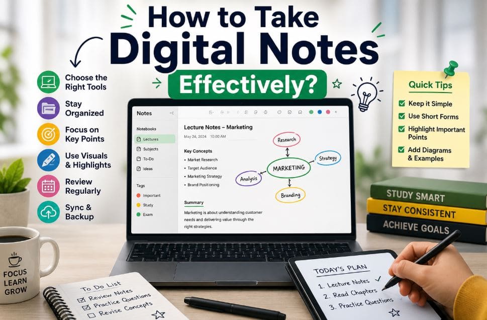 How to take Digital Notes effectively?